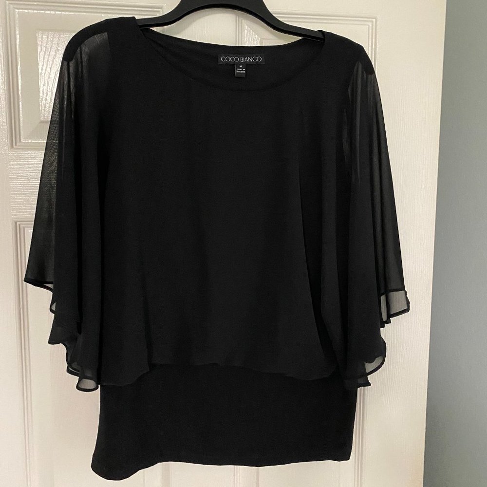 Black Womens Dress Top